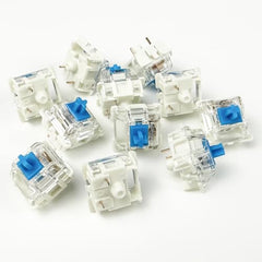 Zjmehty Gateron G Pro3.0 White Switches for Mechanical Keyboard,3-Pin 38gf Linear/Pre-Lubed/Pin-Enhanced Switches(108pcs,White,3-Pin)