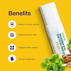 CureMist AYURVEDIC First Aid Wound Spray || Antiseptic, AntiFungal || Patented || Instant Relief to Cuts, Burns, Abrasions & Dry surgical Wounds II Reduced Scarring II Great for Sports Injuries || 100% Ayurvedic Ingredients only || Haldi Palandu Lavanga…