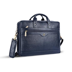 HAMMONDS FLYCATCHER Genuine Leather Office Bag for Men - 15.6 Inch Laptop Bag for Men, Adjustable Strap, Multi Compartments - Ideal for Office, Travel, Daily Use - 1 Year Warranty - Brown