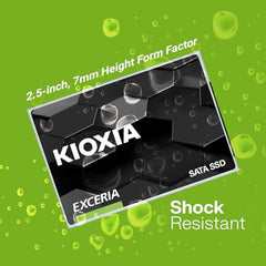 KIOXIA Former Toshiba Memory EXCERIA SATA SSD 960GB - 2.5 inches, 555MB/s Read & 540MB/s Write, Aluminum Shell,Equipped with BiCS Flash TLC Japanese Brand