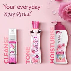 Dabur Gulabari Premium Rose Water - 400ml (Pack of 3) | With No Paraben | Cleanses, Hydrates & Moisturises Skin | Balances & Restores Skin's pH Levels | For All Skin Types