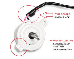 AMAZOR Spin Timer Suitable for Whirlpool Washing Machine 5 Minutes