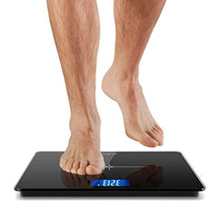 BMI Smart Digital Weighing Scale for Body Weight, Rechargeable Bathroom Scale With Body Fat Measurement - Gripit Advanced Smart Scale (Grayish Green)