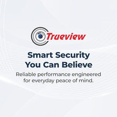 Trueview 3MP WiFi Robot Security Camera | 360° Pan Tilt | All-Time Color Night Vision | AI Auto Tracking & 2-Way Audio | Alexa Compatible | Supports 256GB Memory Card | STQC Certified for Privacy