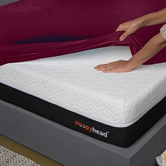 Sleepyhead Bamboo Terry Waterproof Mattress Protector; (75 x 36 Single Size; White)