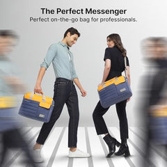 uppercase Omega 03 Pro Messenger Bag Fits Up to 15.6" Laptop 14L Black