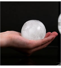 SYGA Round Silicone Sphere Ice Ball Mold Ice Maker Ice Ball Maker Ice Tray Mold Spherical Ice Tray Gray Small