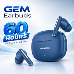 Kratos TW02 Ear Buds Wireless with 60H Playtime, Noise Isolation & Clear Calls, Bluetooth Earbuds with Voice Assistant, Ear Buds with Bluetooth V 5.3 & with Type C Fast Charging, IPX5 TWS Earphones