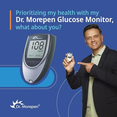 Dr.Morepen GlucoOne Blood Glucose Monitor Model BG 03 with 25 Strips