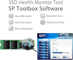 SP Silicon Power UD90 2230 2TB SSD PCIe Gen 4x4 R/W Up to 5,000/3,200 MB/s, M.2 2230 Internal Solid State Drive (SP02KGBP44UD9007IN)