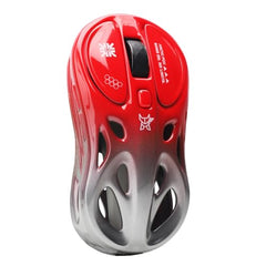 Arctic Fox Alien-X Gaming Wireless Mouse, Tri-Mode (2.4G/Bluetooth/Wired), 4800 DPI, 1000Hz Ergonomic Hollow RGB Rechargeable Type-C for Mac/Laptop/iPad/Office (Star White)
