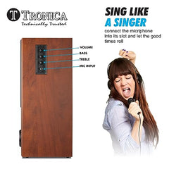 TRONICA Premium Series JUDWAA 5.0 Bluetooth 100W Pair of 24inches Tower Home Theater with 6 inches Woofer & Remote Supports FM/USB/AUX/TV/Mobile/MIC
