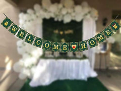 SYGA Welcome Home Banner for Multi Occasion Like, Wedding,Engagement,Baby Born,Guest Party and More