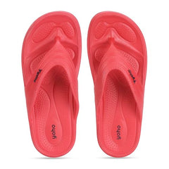 Yoho Drizzle Soft Slippers for Women, Mild Acupressure, Lightweight, Anti Skid & Slip, Diabetic Footwear for Woman, Home Wear Bathroom Chappal for ladies | Waterproof Monsoon & Rainy Footwear | Pastel Lavender - UK 5