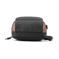 SYGA Men & Women Motorcycle Bag Code Anti-Theft Chest Bag Men's Bag Shoulder Bag Sports Waist Bag Casual(Light Brown)
