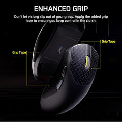 Corsair Sabre v2 PRO Ultralight FPS Wireless Gaming Mouse – 33,000 DPI, 36g Weight, 8,000Hz Hyper-Polling, Mechanical Switches, Up to 70-Hour Wireless Battery Life, Web Hub – White