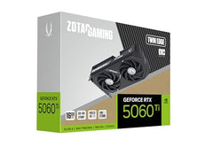 ZOTAC Gaming GeForce RTX 5060 Twin Edge 8GB Graphics Card - Black | 8 GB | DLSS4 | GDDR7 | PCIE 5.0 | SFF Ready | 3840 CUDA Cores | ZT-B50600E-10M | Only Graphics Card with 5 Year Warranty