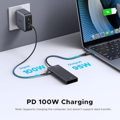 UGREEN USB C Hub with 4×USB C 3.2 Data and 100W PD Power Ports, 10Gbps