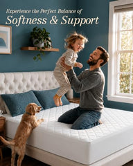 Utopia Bedding Waterproof Mattress Protector, Cotton Terry Fabric, King Size, Brown, Breathable & Elastic Fitted