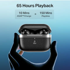 boAt Airdopes Prime 513 ANC, ~32dB Active Noise Cancellation, 65H Battery, Multipoint Connectivity, 4Mics ENx, Bluetooth Earbuds, TWS Ear Buds Wireless Earphones with mic (Ivory Glow)