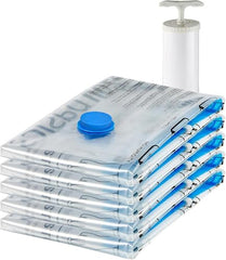 amazon basics Vacuum Compression Storage Bags with Hand Pump - Medium, 5-Pack