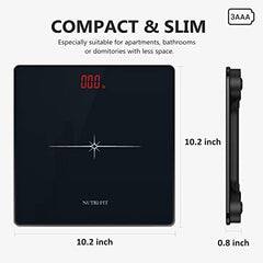 BMI Smart Digital Weighing Scale for Body Weight, Rechargeable Bathroom Scale With Body Fat Measurement - Gripit Advanced Smart Scale (Grayish Green)