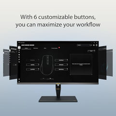 ASUS MD200 Mouse, Easy to Carry Wireless Mouse, 4200 DPI, Multi Device Connect/Bluetooth, USB Silent Mouse (Green Tea Latte)