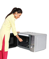 Haier 22L Convection Microwave Oven with KIDS Special Recipes (HIL2201CSSH,Silver)