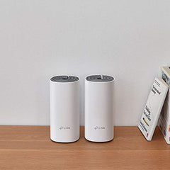 TP-Link Deco E4 Whole Home Wi-Fi Mesh System, Seamless and Speedy(AC1200) 1200Mbps Wireless, Works with Amazon Echo/Alexa, Router and WiFi Booster Replacement, Parental Control, Dual_Band