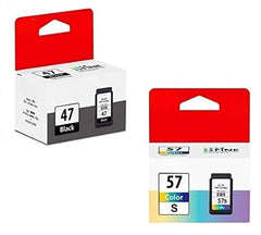 STANDARD PRINT INFOTECH PG47 & CL57 Ink Cartridge Combo Compatible with Canon Printer E400 E410 E417 E460 E470 E477 E480 E3170 E3177 E4270,MULTI-COLOR PACK