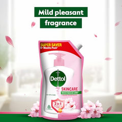 Dettol Liquid Handwash Refill – Skincare Hand Wash- 675ml (Pack fo 2) | pH Balanced | 10x Better Germ Protection
