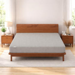 MY ARMOR Waterproof Mattress Protector King Size, 78x72, 6.5x6 feet, Double Bed Protector Sheet Cover, Breathable and Hypoallergenic Ultra Soft Fitted Terry Cotton Feel Fabric, Elastic Skirting, Grey