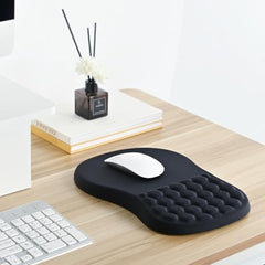 EooCoo Mouse Pad for PC, Mouse Pad Wrist Support, Mousepad Large, Black