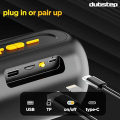 Dubstep Pop 600 Wireless Speaker, 15 Hrs Playtime, 52mm Driver, TWS Pairing, 6W Output Bluetooth Speakers (Grey)