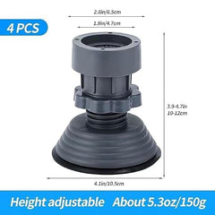 Refrigerator Stand, Washing Machine Stand,Furniture Base Stand, Fridge Stands for Single Door and Double Door (Pack of 4)