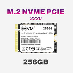 EVM 1TB M.2 NVMe SSD 2230 | PCIe Gen3x4 Internal SSD | 3000MB/s Read | 1900MB/s Write | 3D NAND Flash | Ultra Fast Storage | Compact Size | Laptop & Mini PC Compatible | 5 Year Warranty (EVMNV30/1TB)