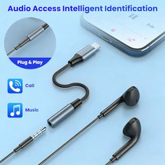 Verilux® USB C to 3.5mm Adapter Type C to Aux Audio Converter