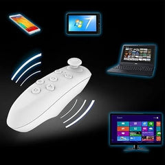 Drumstone (𝐒𝐩𝐞𝐜𝐢𝐚𝐥 𝟏𝟎 𝐘𝐞𝐚𝐫𝐬 𝐖𝐚𝐫𝐫𝐚𝐧𝐭𝐲 Mini Bluetooth Wireless Gamepad Controller for Android iOS Selfie Media and VR Remote Rechargeable