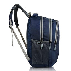Half Moon 35L Laptop Bags for Men Office Use with Rain Cover | 17 inch Laptop Bag | Business Backpack Bags for Women | Reflective Night Safety School Bag for Boys & Girls