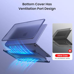 BlueSwan Case for MacBook Neo Cover 13 inch 2026 Crack-Resistant Armor