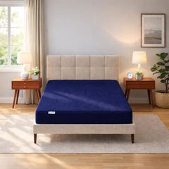 MY ARMOR Waterproof Mattress Protector King Size, 78x72, 6.5x6 feet, Double Bed Protector Sheet Cover, Breathable and Hypoallergenic Ultra Soft Fitted Terry Cotton Feel Fabric, Elastic Skirting, Grey