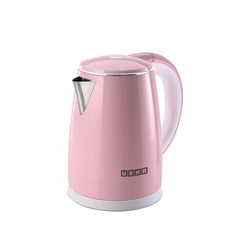 USHA Cool Touch Electric Kettle 1800 Watt|1.8 liter|Double Layered Cool Touch Outer Body|Safety with auto cut-off function|SS304 grade stainless steel inner body|Wider Mouth|2 years warranty (Pink)