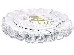 Syga Bachelorette Bride to be Decoration Supply-Set of 4 Pieces (White)