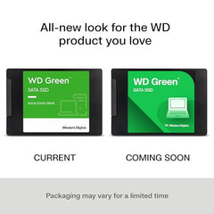 Western Digital WD Green SATA 1TB, Up to 545MB/s, 2.5 Inch/7 mm, 3Y Warranty, Internal Solid State Drive (SSD) (WDS100T3G0A)