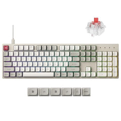 Keychron C2 Pro Wired Mechanical Keyboard with 8K Hz Polling Rate, Full Size Custom RGB Backlit Hot-Swappable, Non-Shine Through PBT Keycaps Compatible with Mac Windows Linux