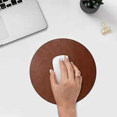 DailyObjects Large Premium Vegan Leather Desk Mat|Anti-Skid|Anti-Slip|85*45cm|Reversible Desk spread Turf Desk/Laptop Mat for Work from Home/Office/Gaming- Extended mouse pad and keyboard desk pad-Tan