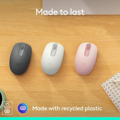 Logitech M196 Compact Ambidextrous Bluetooth Wireless Mouse - Off White