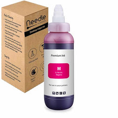 Needle GI 790 Ink Refill for Canon Pixma G1000 G1010 G2000 G2010 G3000 G3010 G4000 G4010 G4085 - Magenta 500gms with Empty Bottle & Funnel - Compatible Ink for Canon GI 790