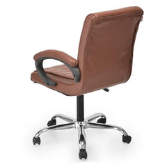 GOYALSON Ergonomic Revolving Office Home Swivel Desk Chair with Adjustable Height Smooth Moving (2, Black, Standard)