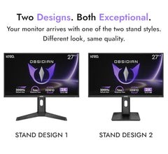 Kreo Obsidian 27I200Q 27" Gaming Monitor, 1440p QHD IPS, 200Hz, 1ms, 130% sRGB, 95% AdobeRGB, FreeSync/G-Sync, HDR10, Adjustable Stand, HDMI & DisplayPort, Eye Comfort, Flicker Free